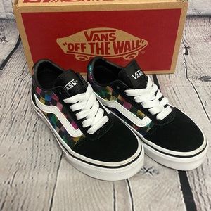 Toddler Vans Iridescent Check, size 11